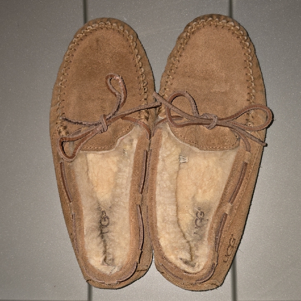 UGG Women's Brown Suede Loafers